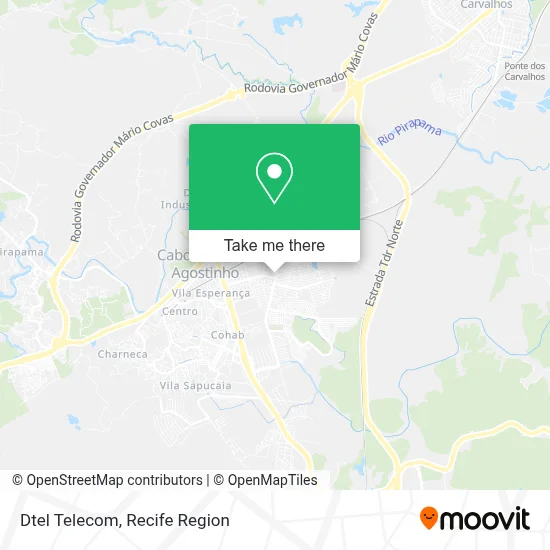 Dtel Telecom map