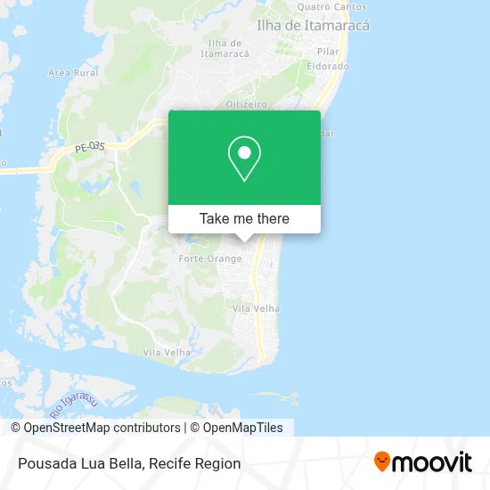 Pousada Lua Bella map