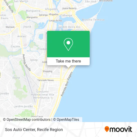 Sos Auto Center map