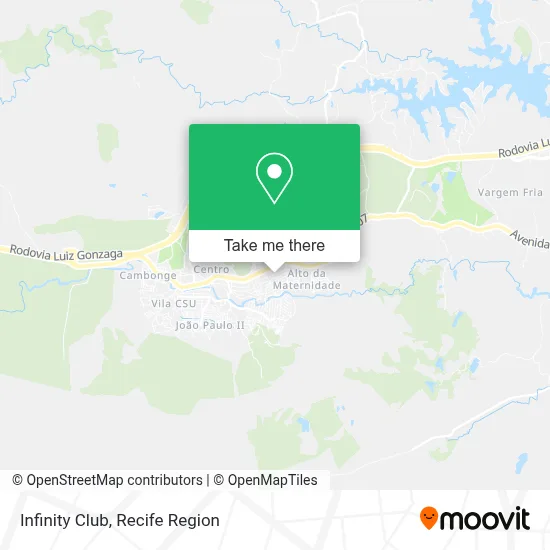 Infinity Club map