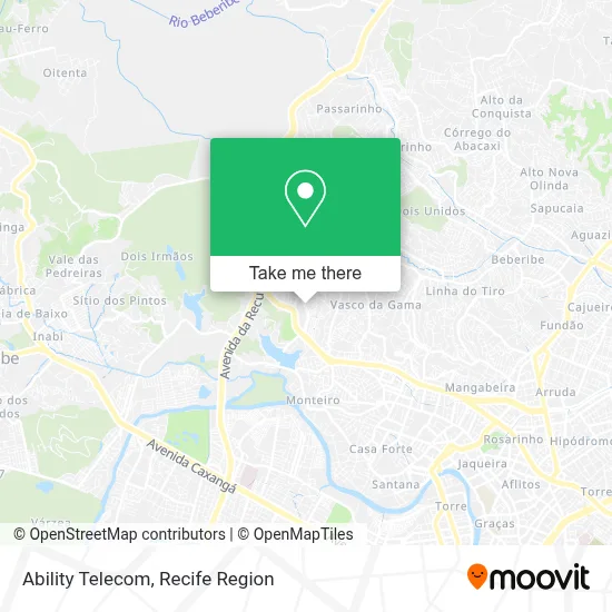 Ability Telecom map