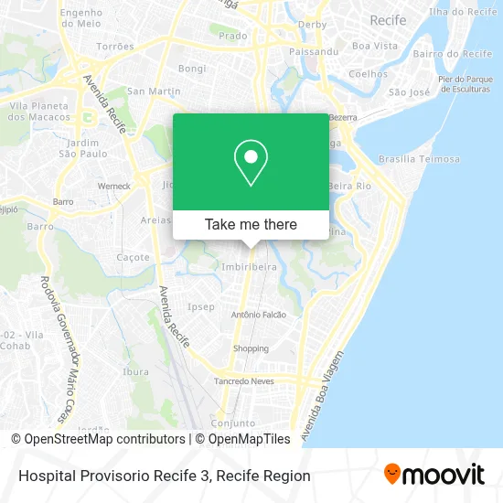 Hospital Provisorio Recife 3 map