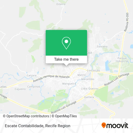 Escate Contabilidade map