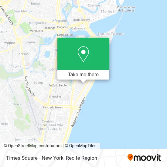 Times Square - New York map