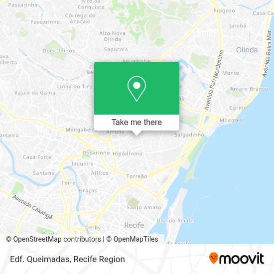 Edf. Queimadas map