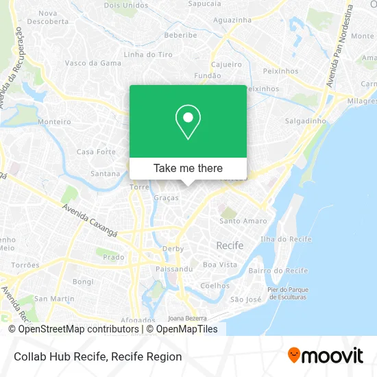 Collab Hub Recife map