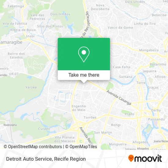 Detroit Auto Service map