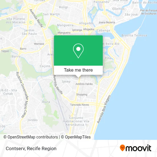 Contserv map
