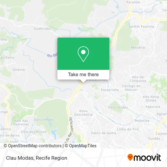 Clau Modas map