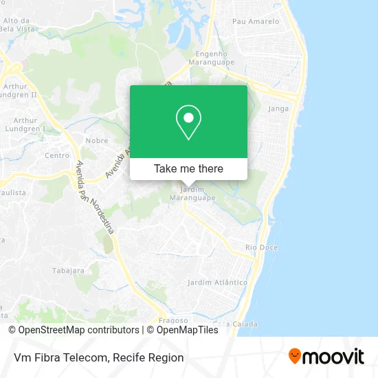 Vm Fibra Telecom map