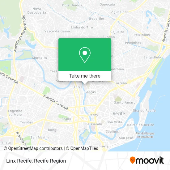 Linx Recife map