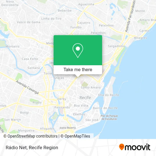 Rádio Net map