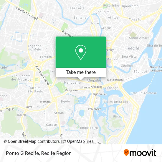 Ponto G Recife map