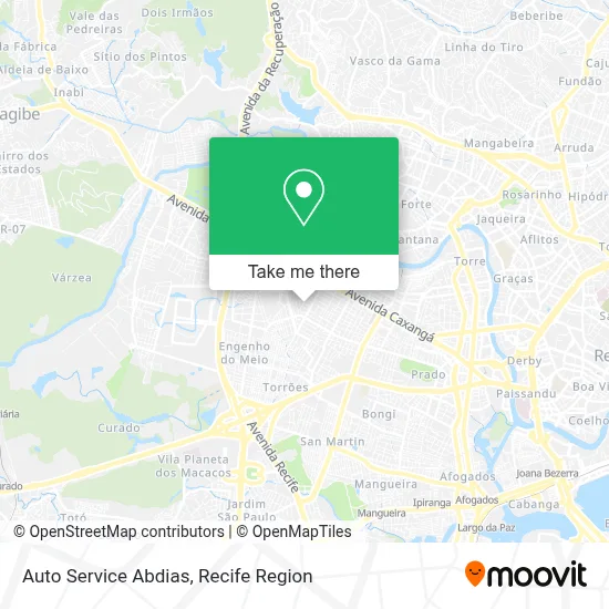 Auto Service Abdias map