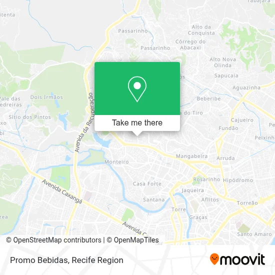 Promo Bebidas map