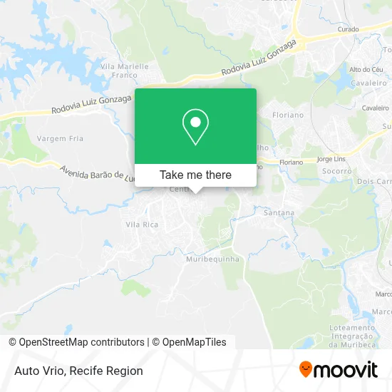 Auto Vrio map