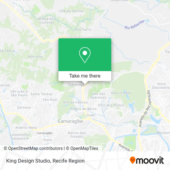 King Design Studio map