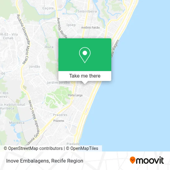 Inove Embalagens map