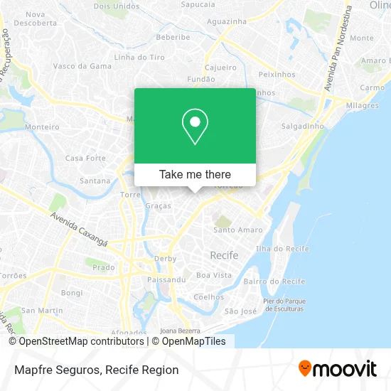 Mapfre Seguros map