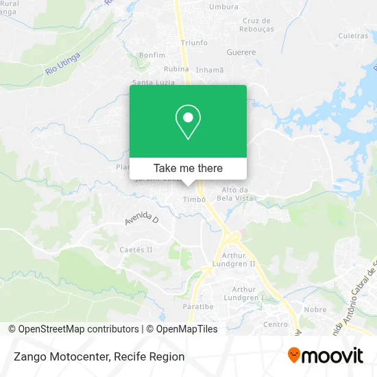 Zango Motocenter map