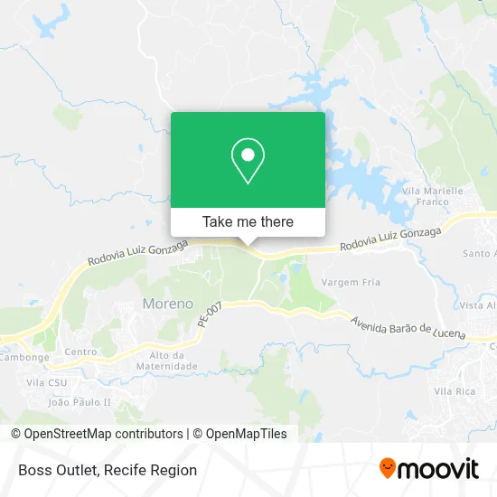 Boss Outlet map
