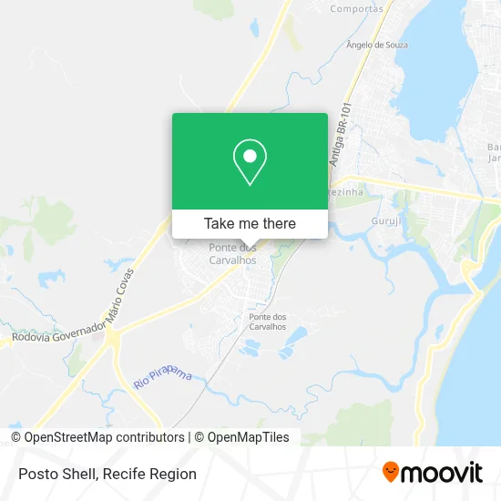 Posto Shell map