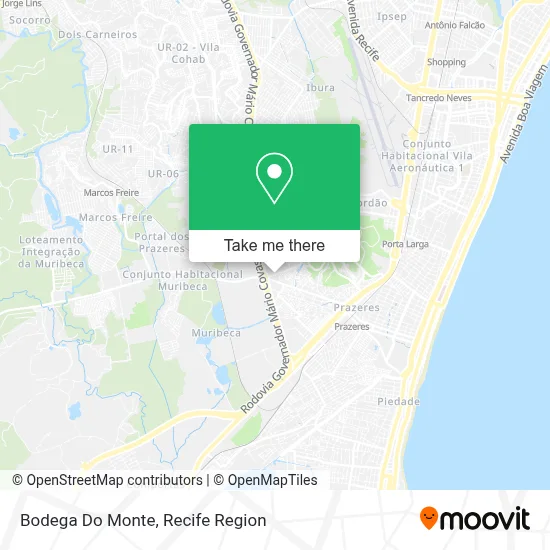 Bodega Do Monte map