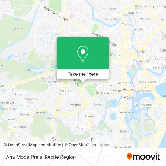 Ana Moda Praia map