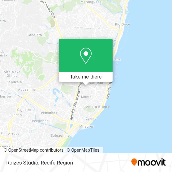 Raizes Studio map