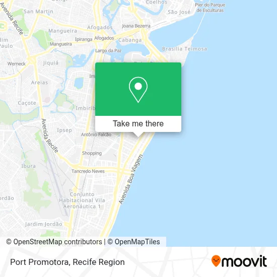 Port Promotora map