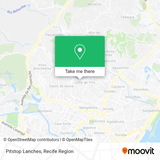 Pitstop Lanches map