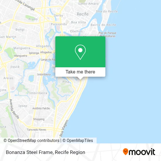 Bonanza Steel Frame map