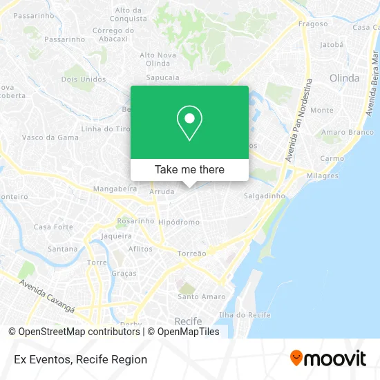 Ex Eventos map