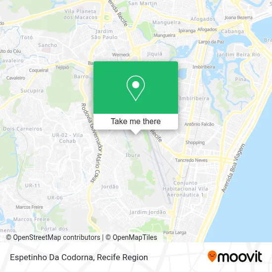 Espetinho Da Codorna map