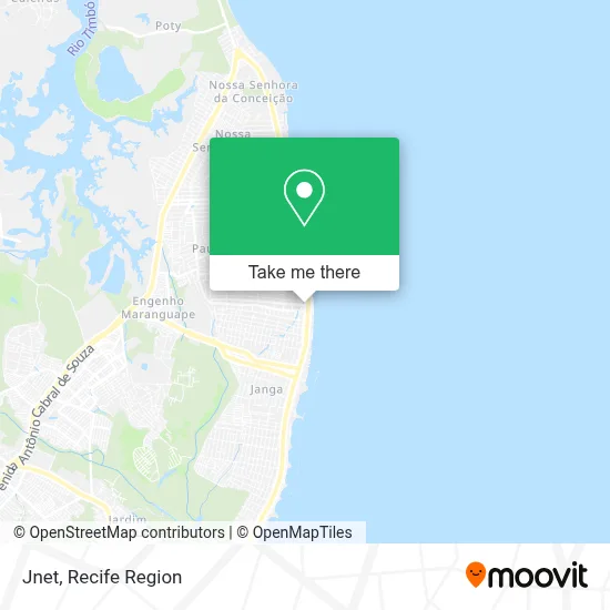 Jnet map