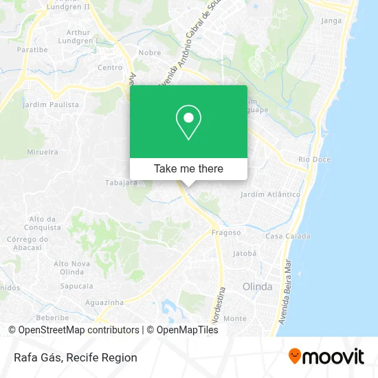 Rafa Gás map