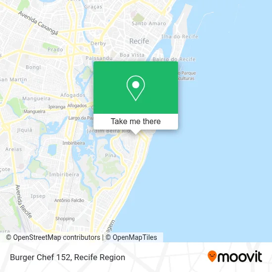 Burger Chef 152 map