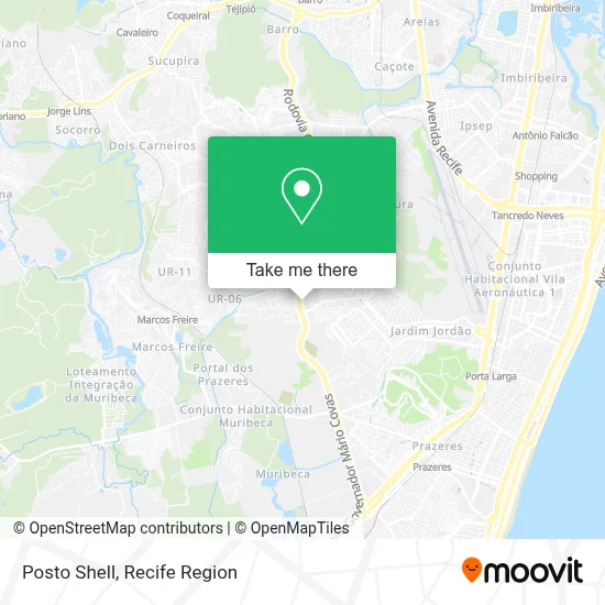 Posto Shell map