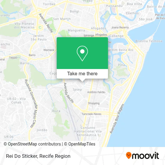 Rei Do Sticker map