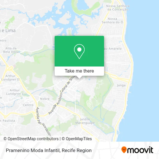 Pramenino Moda Infantil map