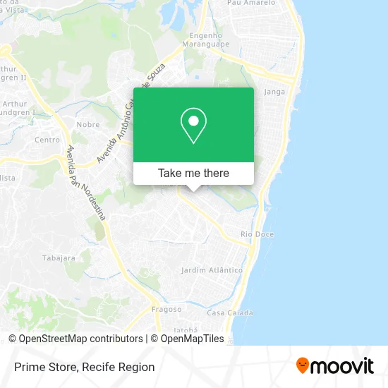Prime Store map