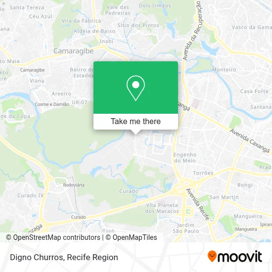 Digno Churros map