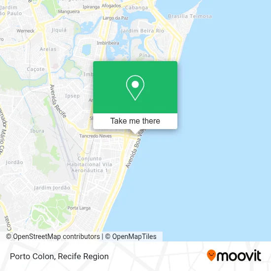 Porto Colon map