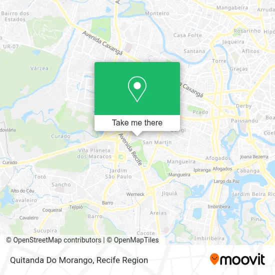 Quitanda Do Morango map