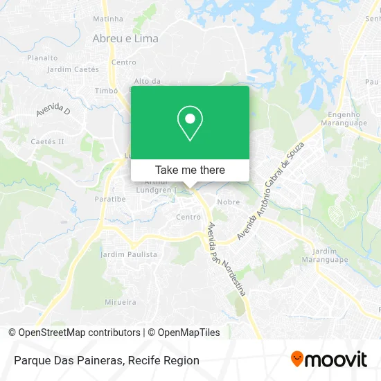 Parque Das Paineras map