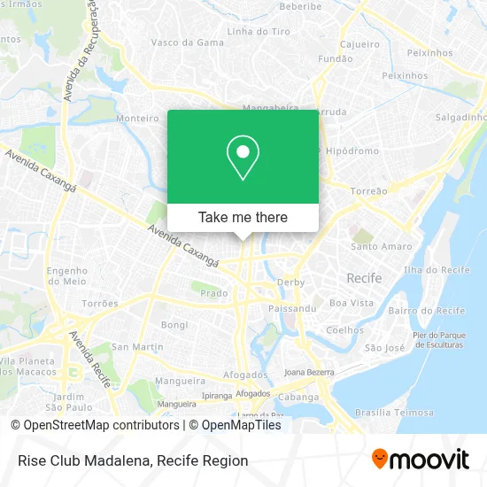 Rise Club Madalena map