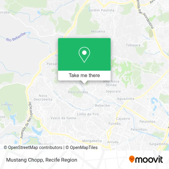 Mustang Chopp map