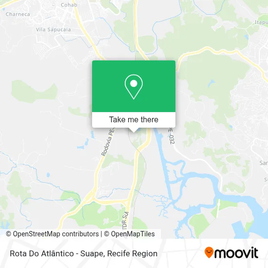 Rota Do Atlântico - Suape map