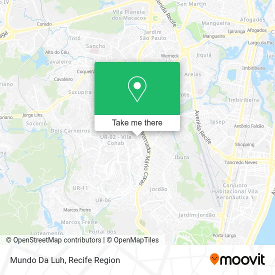Mundo Da Luh map