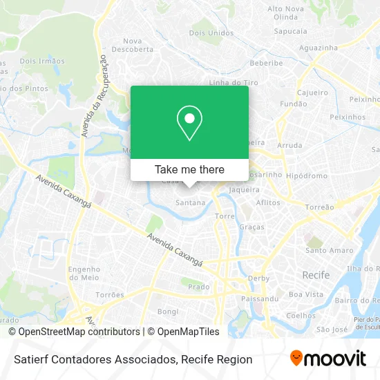 Satierf Contadores Associados map